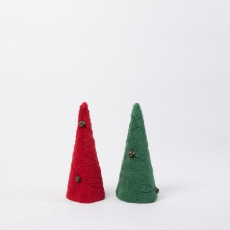 ARBOL CONICO. 3 CASC. 2 COL. 31 X 12 X 12 CM