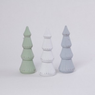 ARBOL MADERA 4 PISOS. 3 COLORES- DE 8 X 22 CM