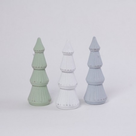 ARBOL MADERA 4 PISOS. 3 COLORES- DE 8 X 22 CM