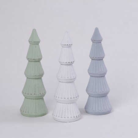 ARBOL MADERA 5 PISOS. 3 COLORES. DE 8,5 X 28 CM