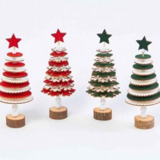ARBOL MADERA. 4 DISEÑOS. 2 COLORES