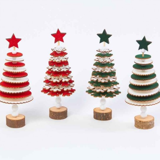 ARBOL MADERA. 4 DISEÑOS. 2 COLORES