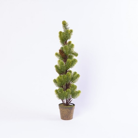 ARBOL POMPON. CON LUZ. 58 X 15 CM