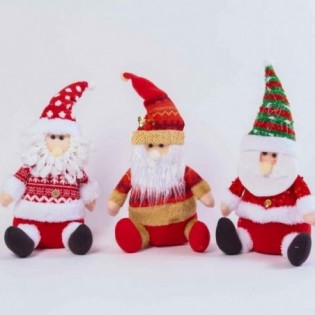 PAPA NOEL PATAS SENTADO. 3 SURTIDOS. 42 X 20 CM