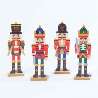 CASCAN MADERA. 4 SURTIDOS. 20,5 X 6,5 X 3 CM