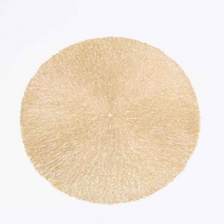 INDIVIDUAL PVC X 4. DORADO 38 CM.