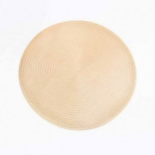 INDIVIDUAL PVC X 4. DORADO 38 CM.