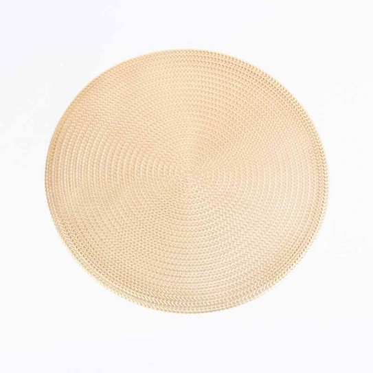 INDIVIDUAL PVC X 4. DORADO 38 CM.