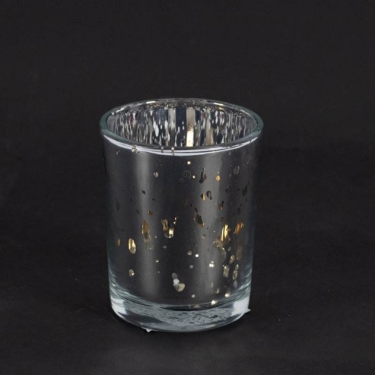 PORTAVELAS PLATA 6,5 X 6,5CM.