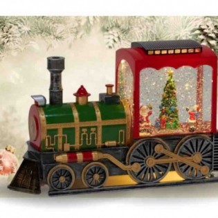 LOCOMOTORA DE 29 X 10 X 19,5 CM. CON LUZ Y MUSICA
