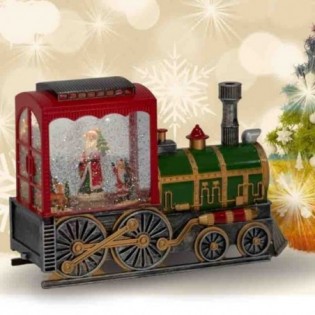 LOCOMOTORA DE 29 X 10 X 19,5 CM. CON LUZ Y MUSICA