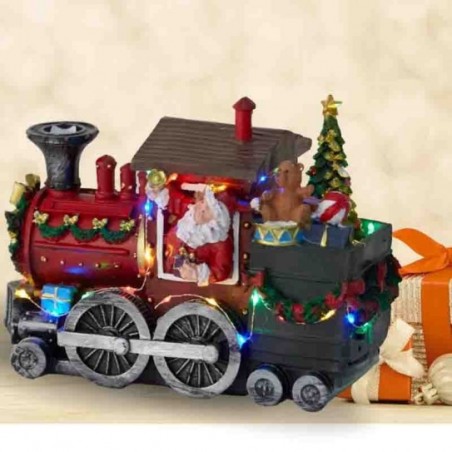 LOCOMOTORA DE 26 X 12 X 19 CM.CON LUZ, MUSICA Y MOVIMIENTO