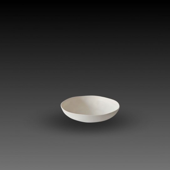 BOWL DE ENSALADA IRREGULAR BLANCO MATE 23CM