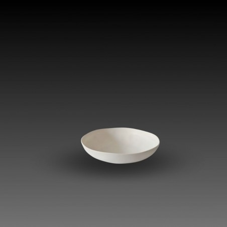 BOWL DE ENSALADA IRREGULAR BLANCO MATE 23CM