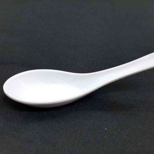 CUCHARA CATERING BLANCA - 14 x 4,5 cm