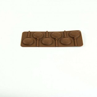 MOLDE SILICONA CHUPETÍN CHOCOLATE SMILE - 24.5 x 9.5 cm