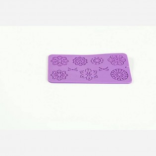 MOLDE SILICONA BORDE TORTA - 18.5 x 10.3 cm