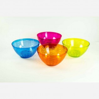 ENSALADERA DIAMANTE COLORES - Ø 25 x 13 cm